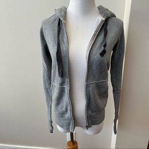 bdg grey zip up jacket